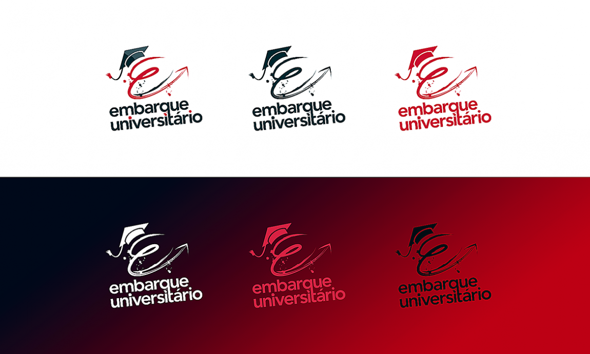 versÃµes adicionais do logotipo embarque universitÃ¡rio